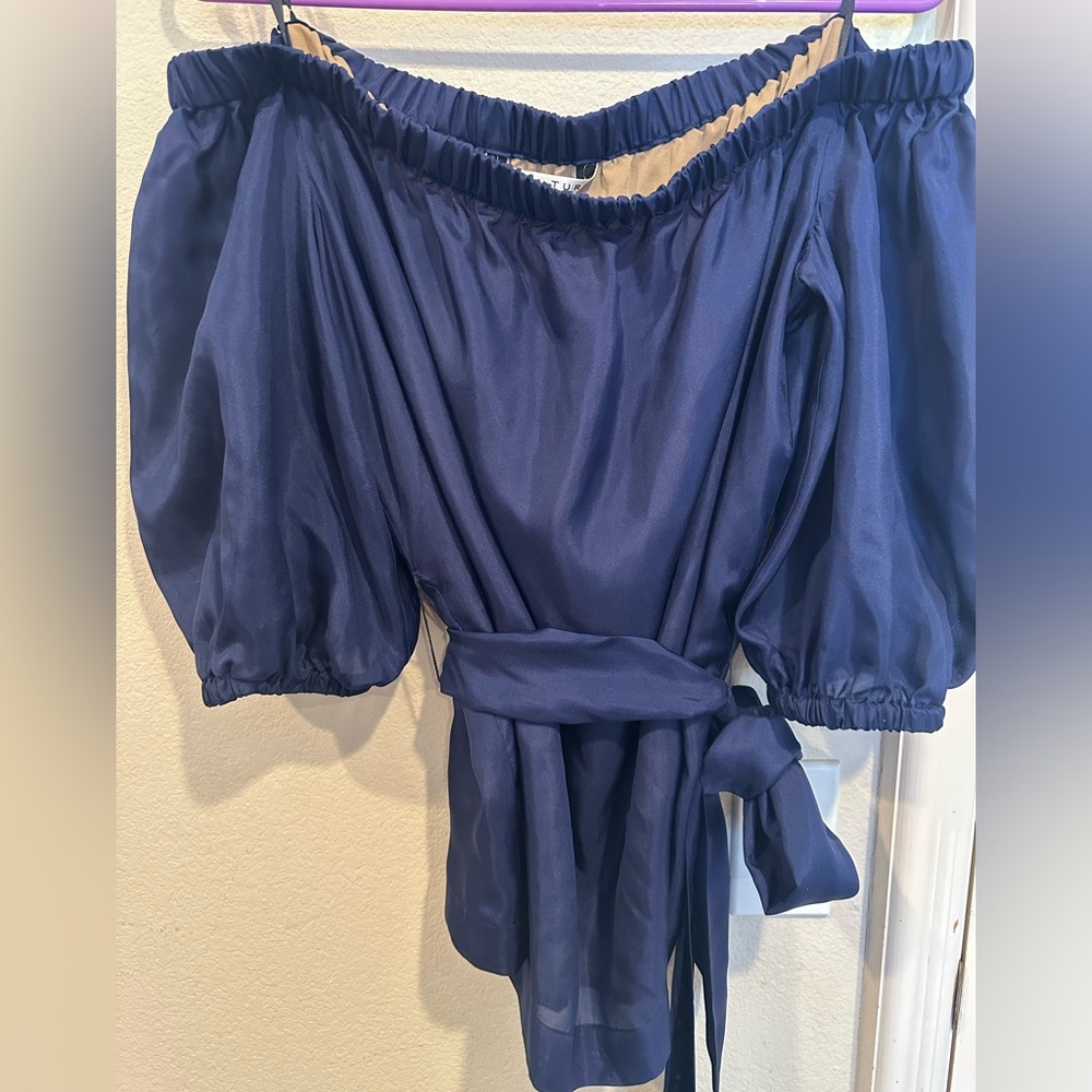 Trina Turk Silk Tunic Blouse